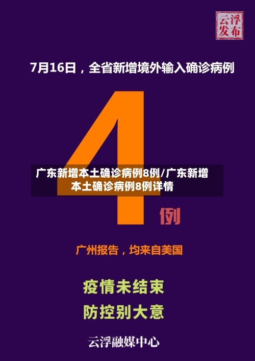 广东新增本土确诊病例8例/广东新增本土确诊病例8例详情