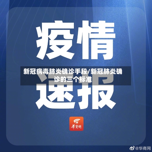 新冠病毒肺炎确诊手段/新冠肺炎确诊的三个标准