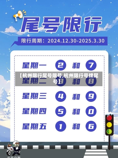 【杭州限行尾号限号,杭州限行号牌尾号】