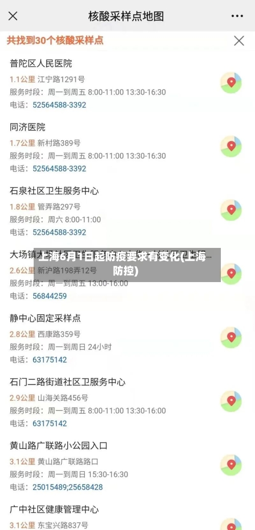 上海6月1日起防疫要求有变化(上海防控)