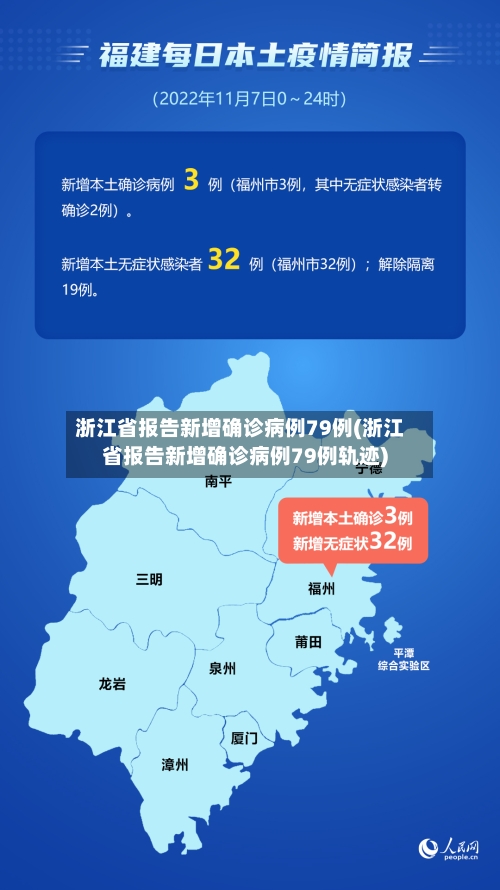 浙江省报告新增确诊病例79例(浙江省报告新增确诊病例79例轨迹)