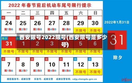 西安限号2022限号(西安限号是多少号)