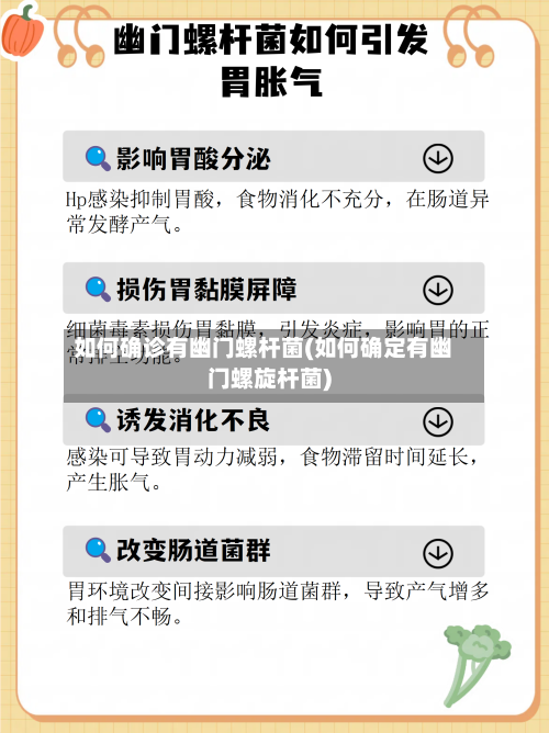 如何确诊有幽门螺杆菌(如何确定有幽门螺旋杆菌)
