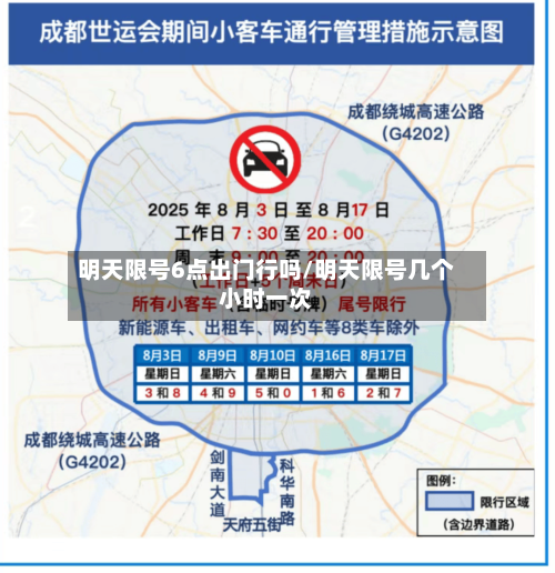 明天限号6点出门行吗/明天限号几个小时一次