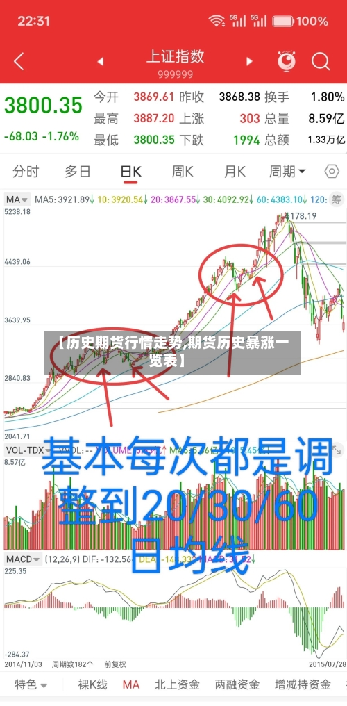 【历史期货行情走势,期货历史暴涨一览表】