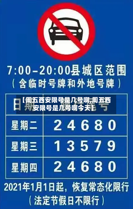 【周五西安限号是几号啊,周五西安限号是几号啊今天】