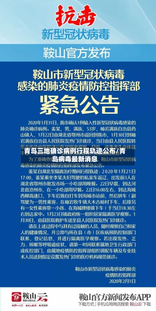 青岛三地确诊病例行程轨迹公布/青岛病毒最新消息
