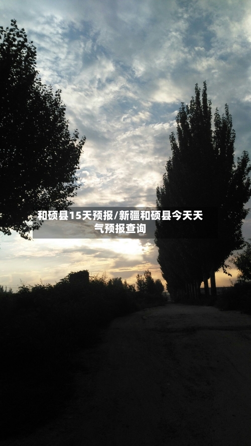 和硕县15天预报/新疆和硕县今天天气预报查询