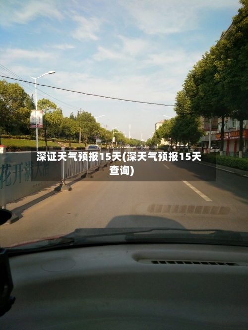 深证天气预报15天(深天气预报15天查询)