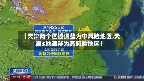 【天津两个区域调整为中风险地区,天津3地调整为高风险地区】