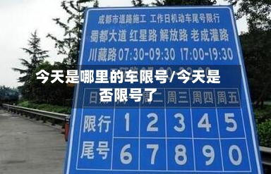 今天是哪里的车限号/今天是否限号了