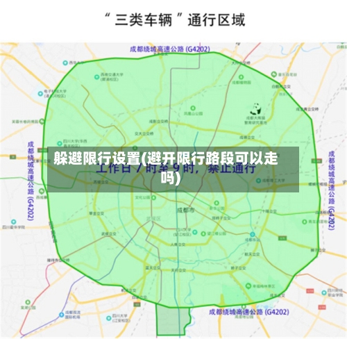 躲避限行设置(避开限行路段可以走吗)