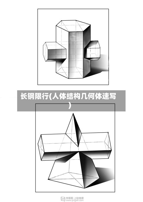 长钢限行(人体结构几何体速写)