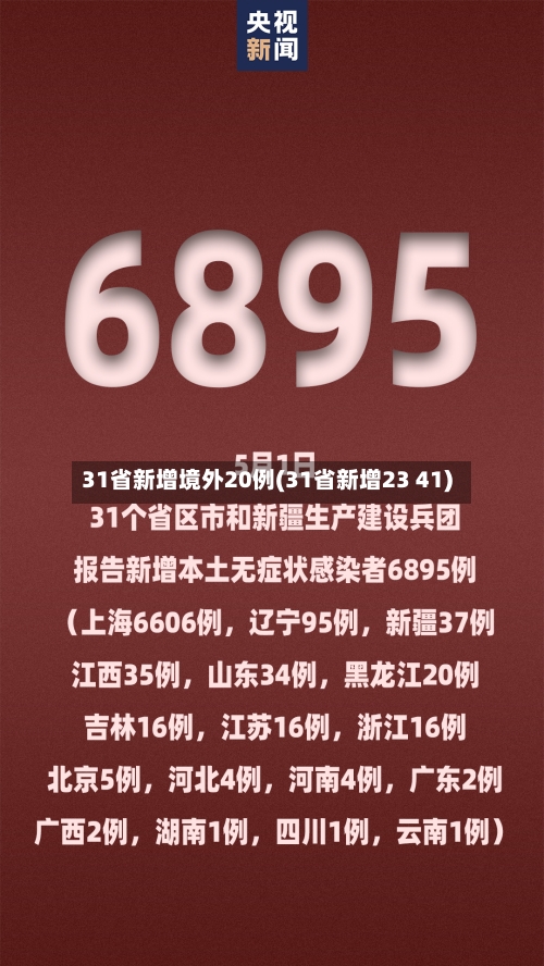 31省新增境外20例(31省新增23 41)