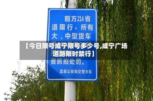 【今日限号咸宁限号多少号,咸宁广场道路限时禁行】