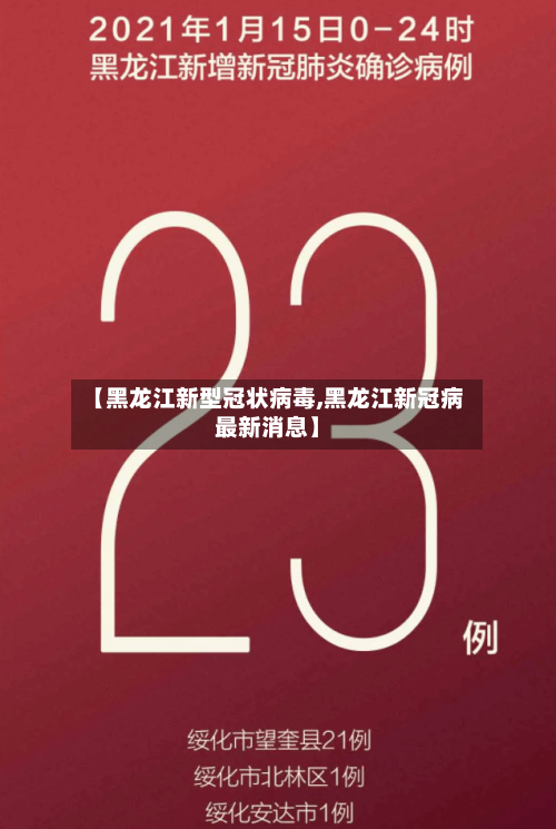 【黑龙江新型冠状病毒,黑龙江新冠病最新消息】