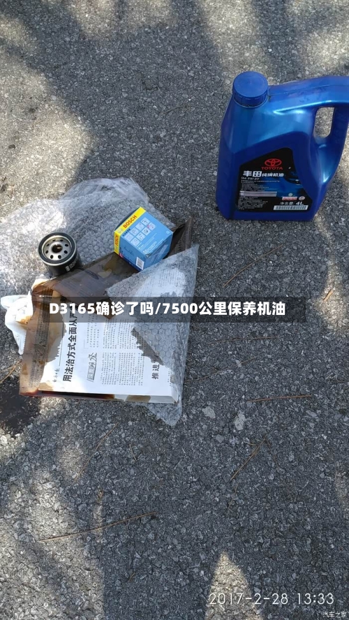 D3165确诊了吗/7500公里保养机油
