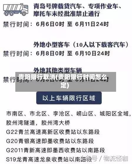 贵阳限行取消(贵阳限行时间怎么定)