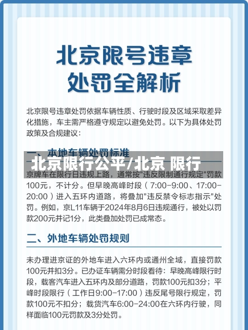 北京限行公平/北京 限行