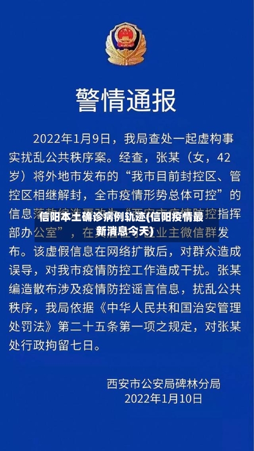 信阳本土确诊病例轨迹(信阳疫情最新消息今天)