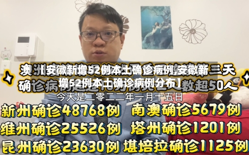【安徽新增52例本土确诊病例,安徽新增52例本土确诊病例分布】