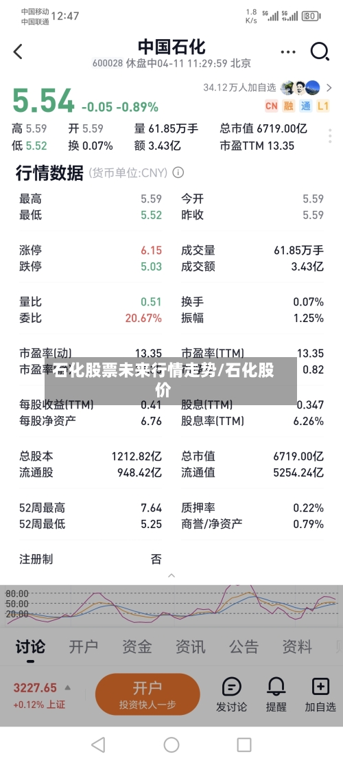 石化股票未来行情走势/石化股价