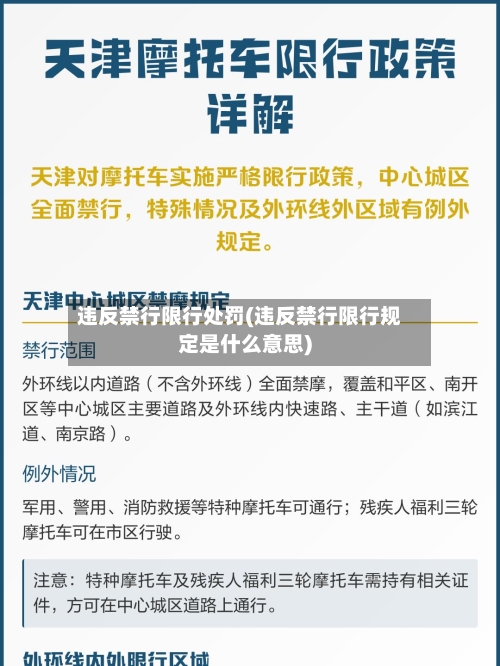 违反禁行限行处罚(违反禁行限行规定是什么意思)