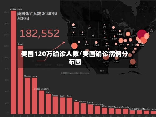 美国120万确诊人数/美国确诊病例分布图