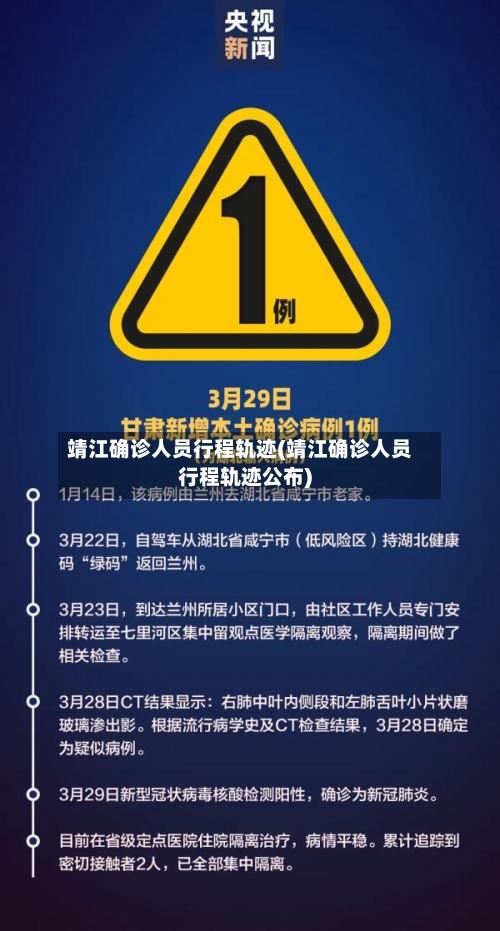 靖江确诊人员行程轨迹(靖江确诊人员行程轨迹公布)