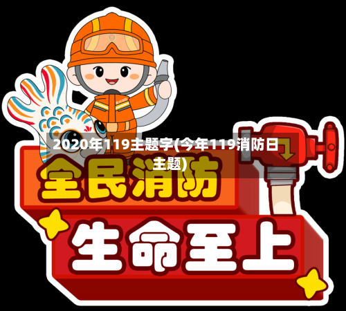 2020年119主题字(今年119消防日主题)