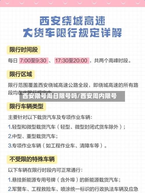 西安限号周日限号吗/西安周内限号