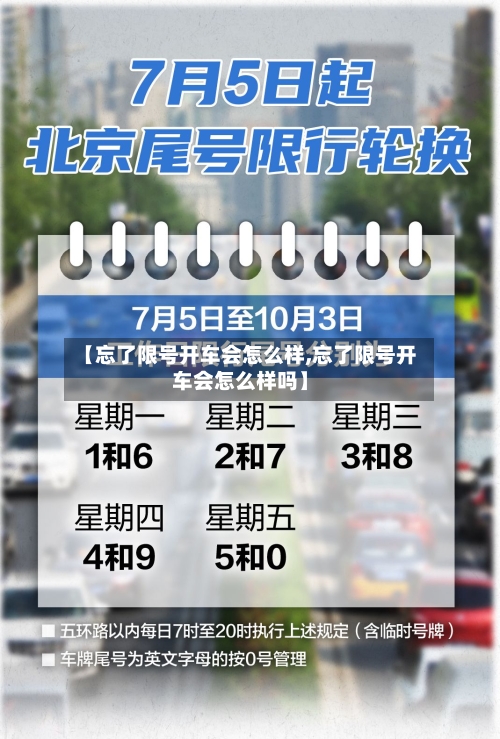 【忘了限号开车会怎么样,忘了限号开车会怎么样吗】