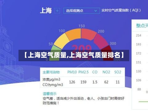 【上海空气质量,上海空气质量排名】