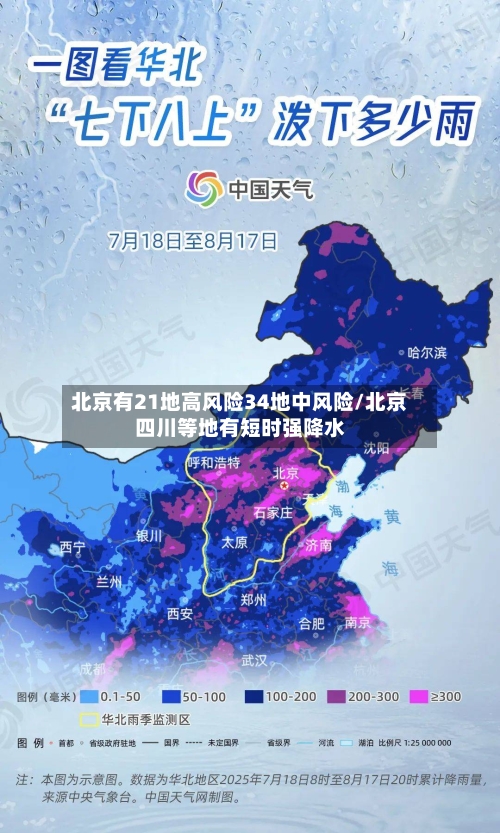北京有21地高风险34地中风险/北京四川等地有短时强降水